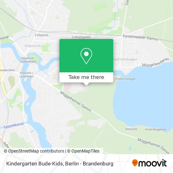 Kindergarten Bude-Kids map