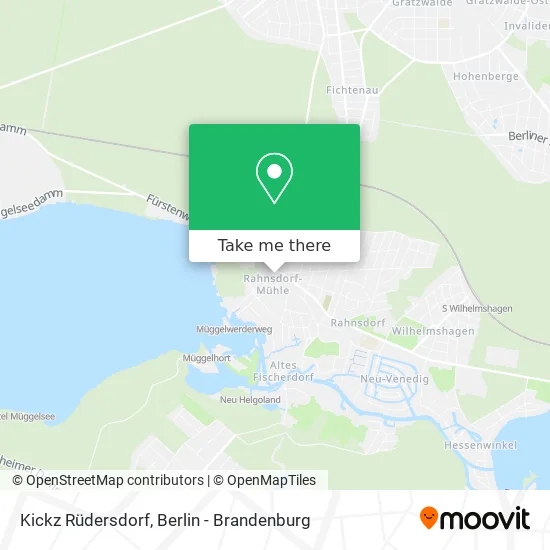 Карта Kickz Rüdersdorf
