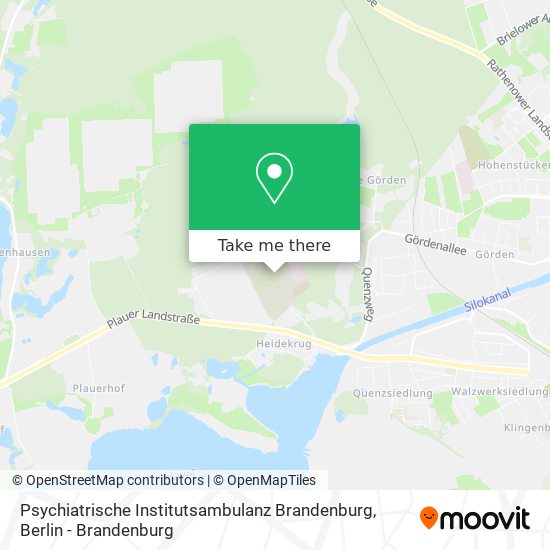 Карта Psychiatrische Institutsambulanz Brandenburg