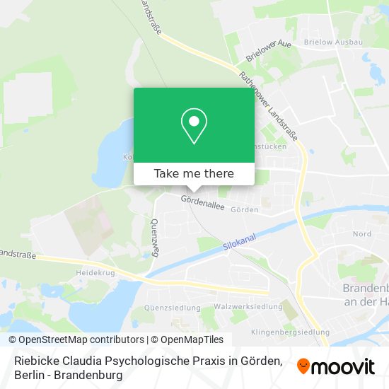 Riebicke Claudia Psychologische Praxis in Görden map