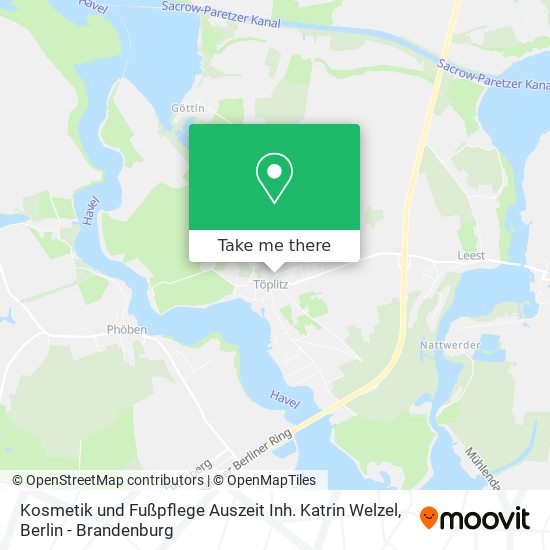 Kosmetik und Fußpflege Auszeit Inh. Katrin Welzel map