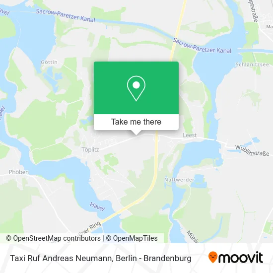 Карта Taxi Ruf Andreas Neumann