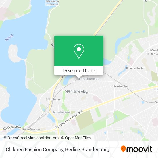 Карта Children Fashion Company