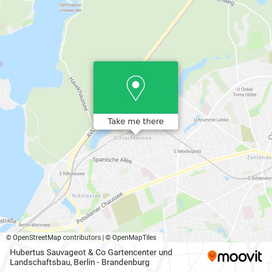 Hubertus Sauvageot & Co Gartencenter und Landschaftsbau map