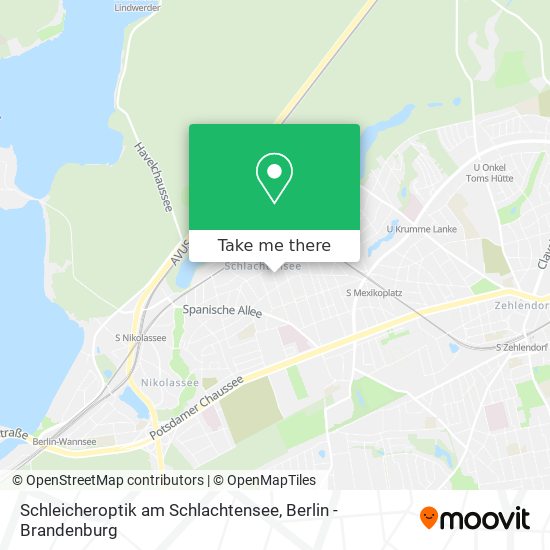 Schleicheroptik am Schlachtensee map