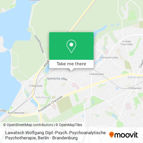 Lawatsch Wolfgang Dipl.-Psych. Psychoanalytische Psychotherapie map