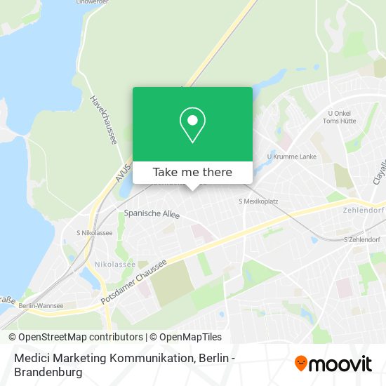 Medici Marketing Kommunikation map