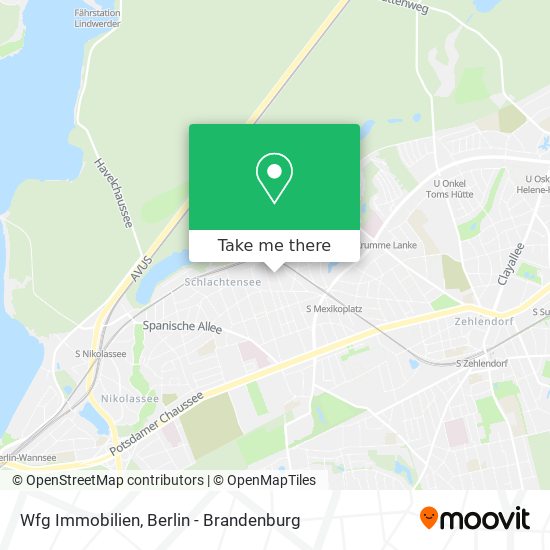 Wfg Immobilien map