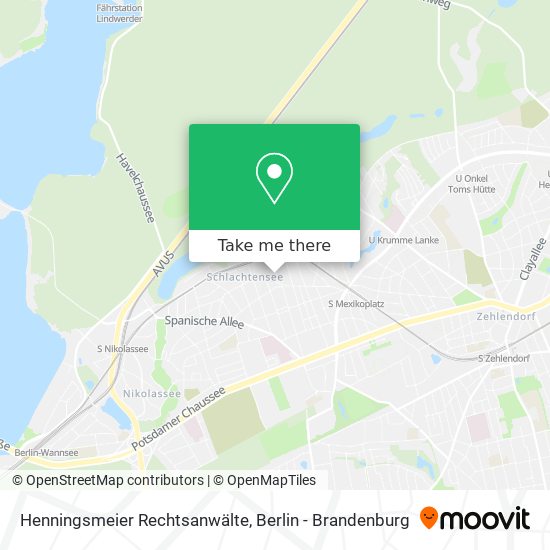 Карта Henningsmeier Rechtsanwälte