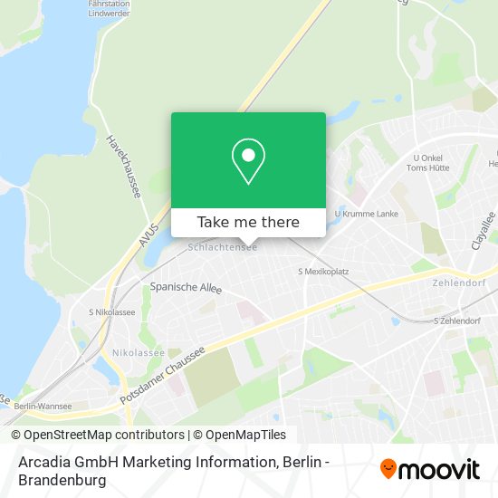 Карта Arcadia GmbH Marketing Information