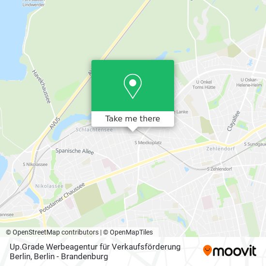 Up.Grade Werbeagentur für Verkaufsförderung Berlin map