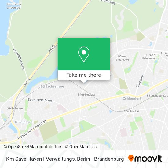 Km Save Haven I Verwaltungs map