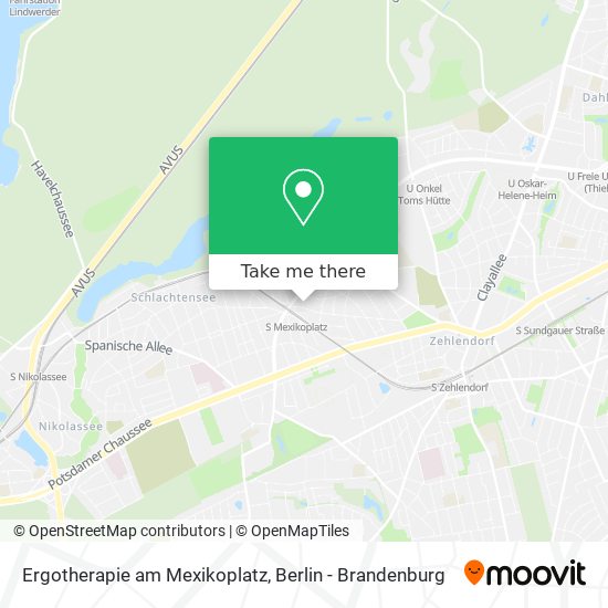 Ergotherapie am Mexikoplatz map