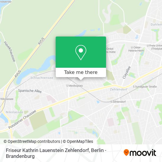 Friseur Kathrin Lauenstein Zehlendorf map