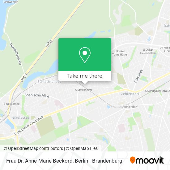 Frau Dr. Anne-Marie Beckord map