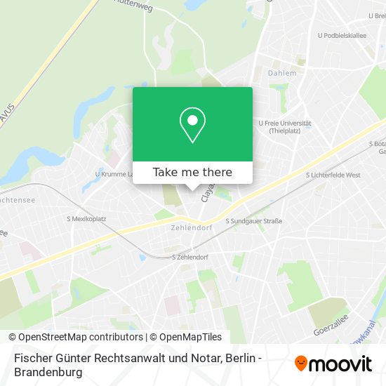 Fischer Günter Rechtsanwalt und Notar map