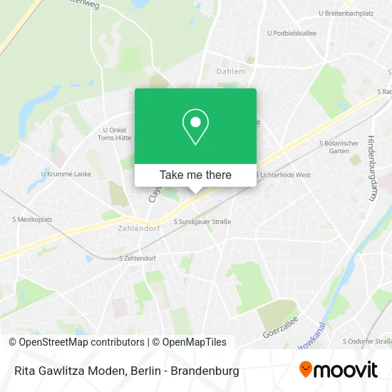 Карта Rita Gawlitza Moden