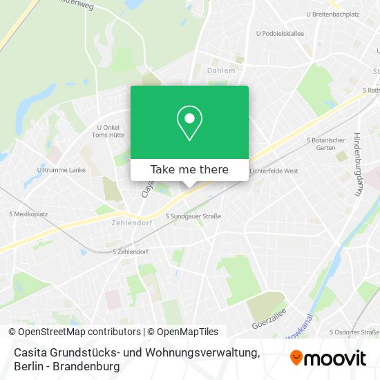 Casita Grundstücks- und Wohnungsverwaltung map