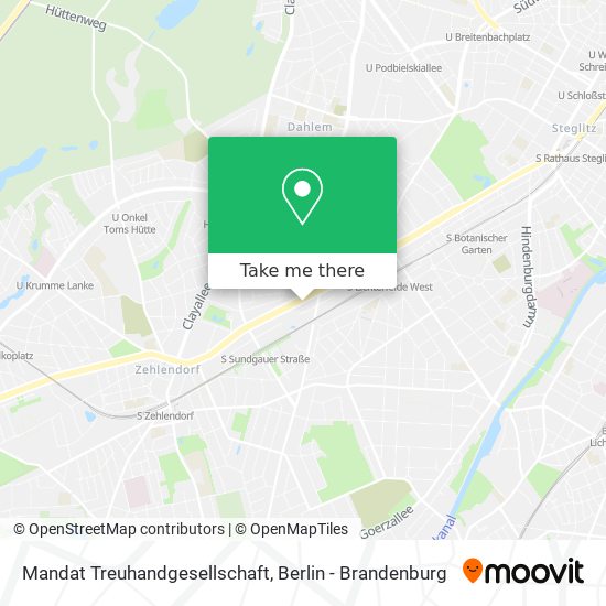 Mandat Treuhandgesellschaft map