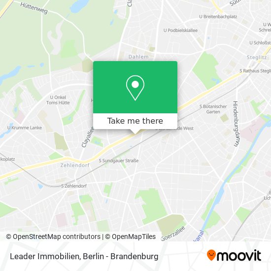 Leader Immobilien map