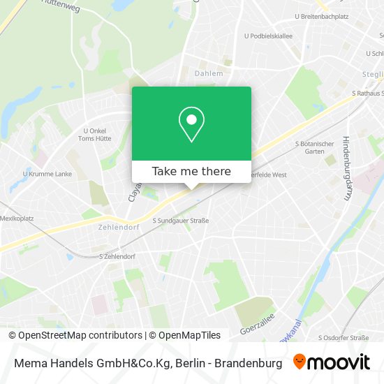 Mema Handels GmbH&Co.Kg map