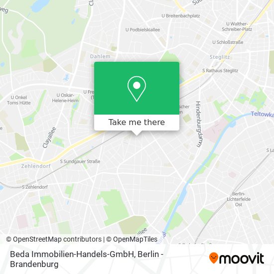 Beda Immobilien-Handels-GmbH map