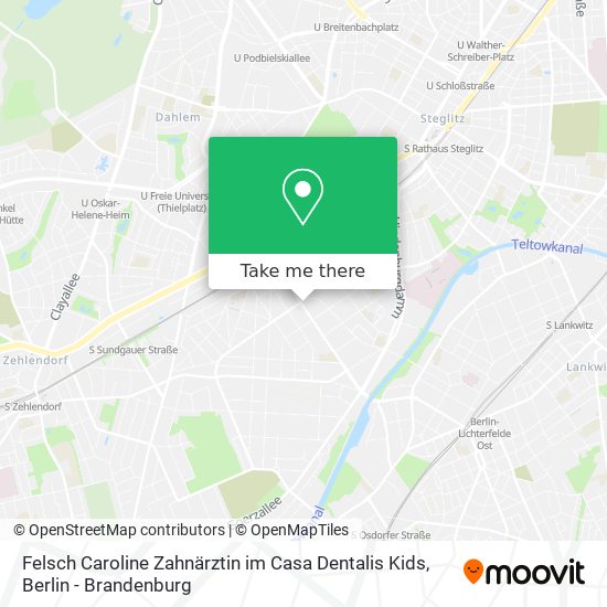 Felsch Caroline Zahnärztin im Casa Dentalis Kids map