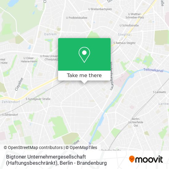 Bigtoner Unternehmergesellschaft (Haftungsbeschränkt) map