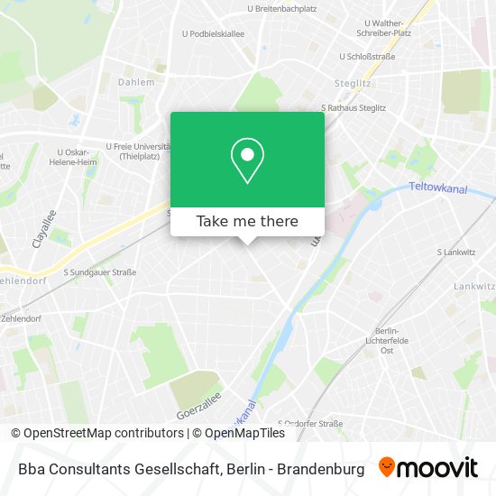 Bba Consultants Gesellschaft map