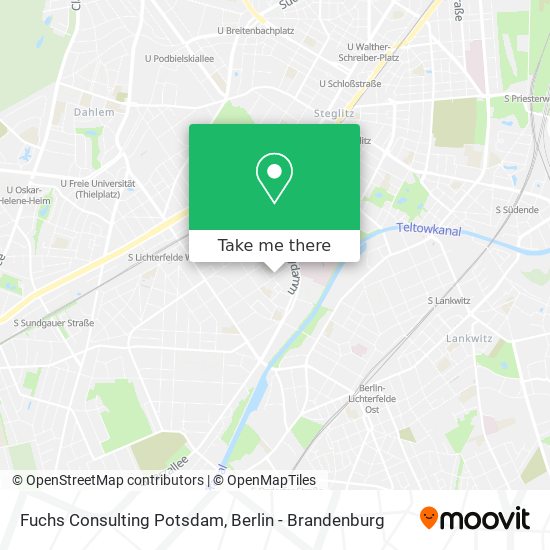 Fuchs Consulting Potsdam map