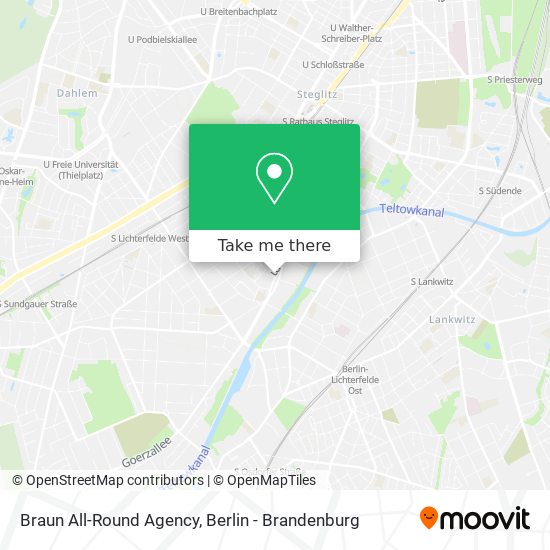 Braun All-Round Agency map