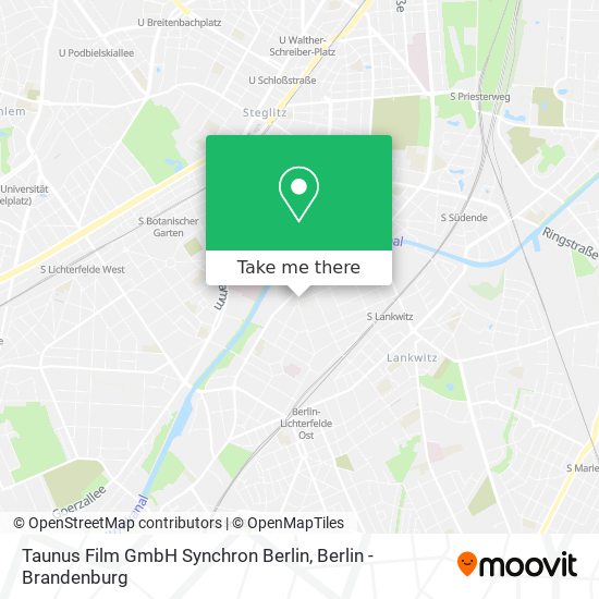 Карта Taunus Film GmbH Synchron Berlin