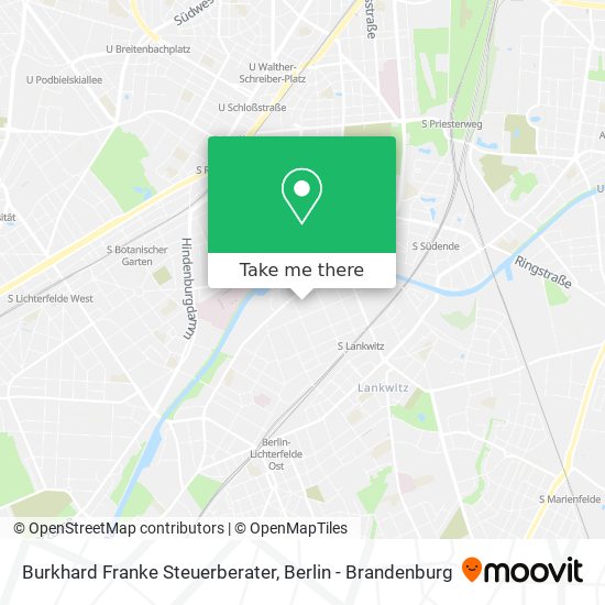 Burkhard Franke Steuerberater map