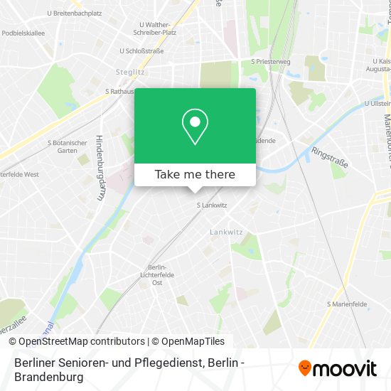 Berliner Senioren- und Pflegedienst map