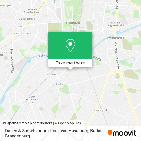 Карта Dance & Showband Andreas van Haselberg
