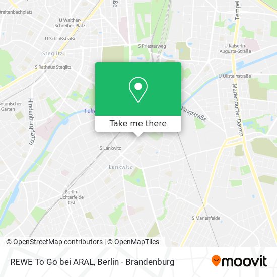 REWE To Go bei ARAL map