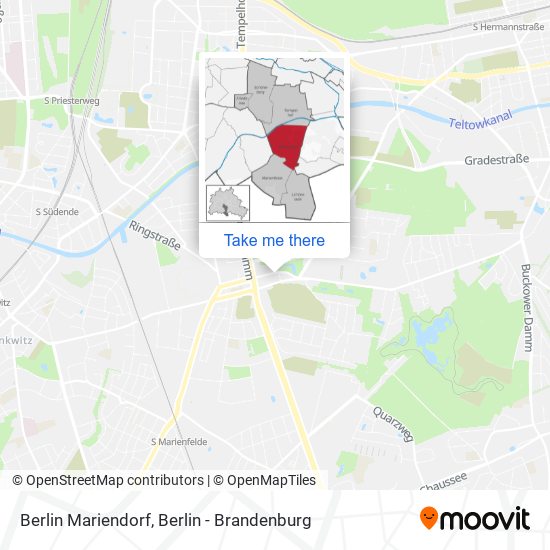 Карта Berlin Mariendorf