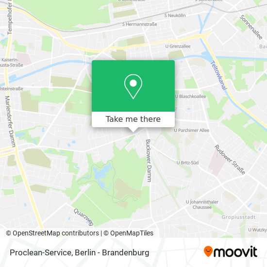 Proclean-Service map