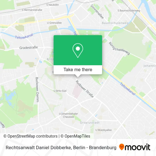 Карта Rechtsanwalt Daniel Dobberke
