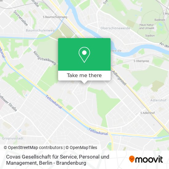 Covas Gesellschaft für Service, Personal und Management map