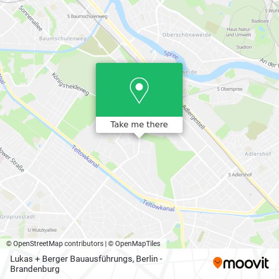 Lukas + Berger Bauausführungs map