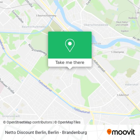 Netto Discount Berlin map