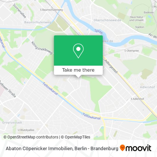 Abaton Cöpenicker Immobilien map