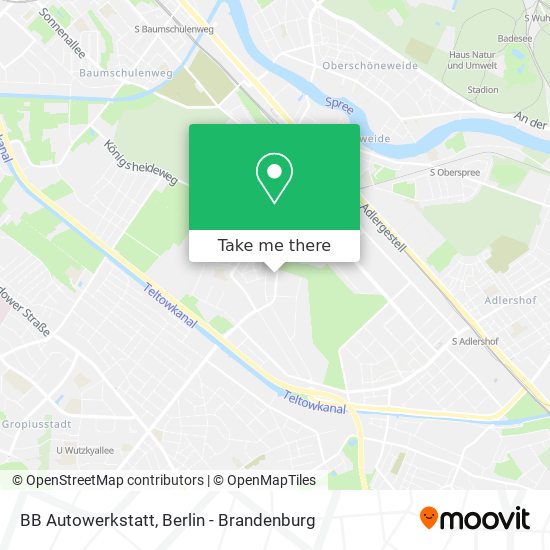 BB Autowerkstatt map