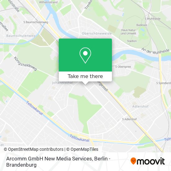 Arcomm GmbH New Media Services map