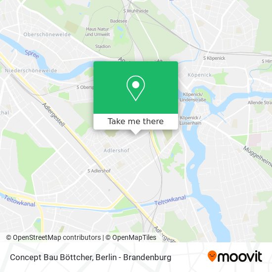 Concept Bau Böttcher map