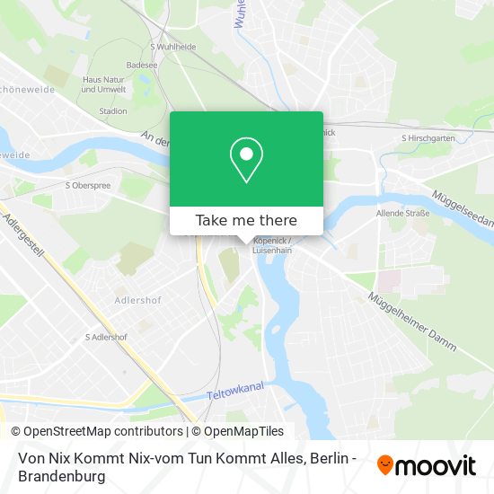 Von Nix Kommt Nix-vom Tun Kommt Alles map