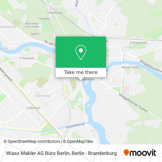 Wiass Makler AG Büro Berlin map