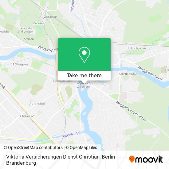 Viktoria Versicherungen Dienst Christian map