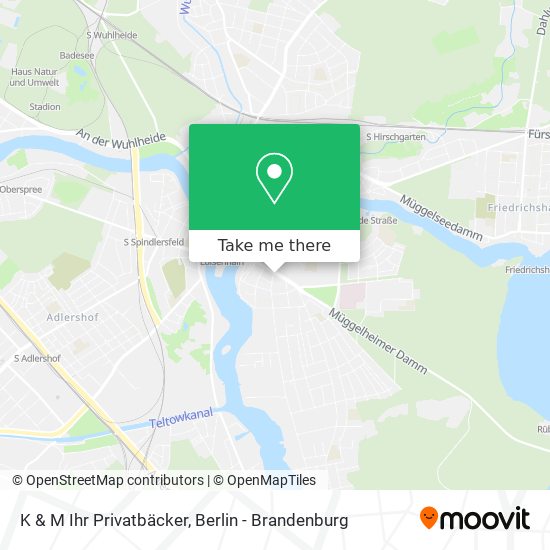 K & M Ihr Privatbäcker map